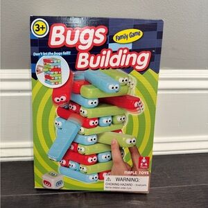 NWT Bugs Building Family Game - Stacking Blocks Toy Toddler Kids Boy Girl